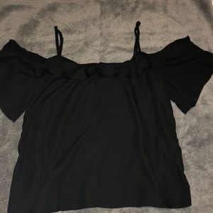 Off the shoulder flowy blouse